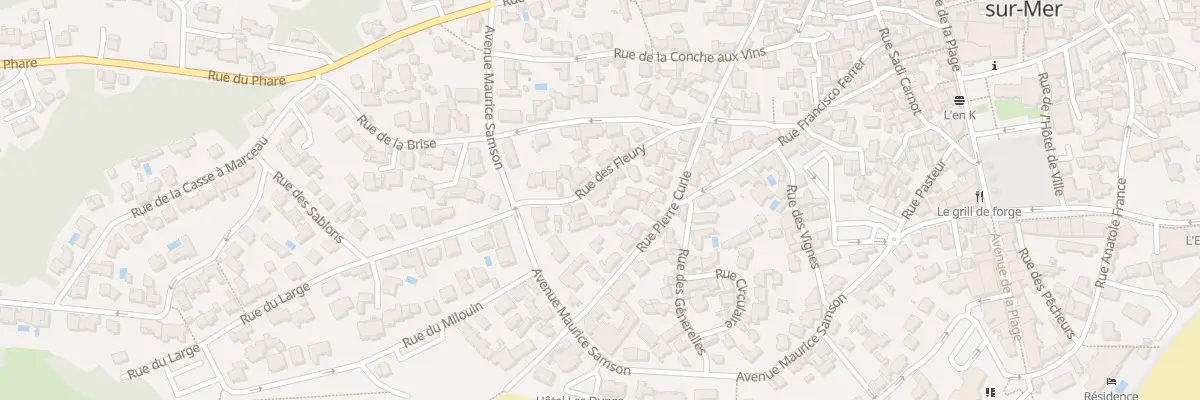 Plan du 9 Rue des fleury à La Tranche-sur-Mer