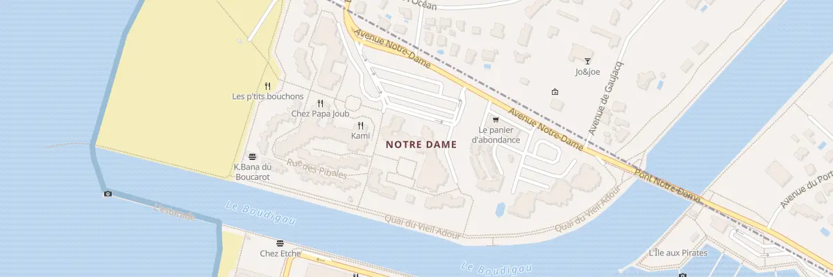 Plan du 1789B Notre Dame à Capbreton