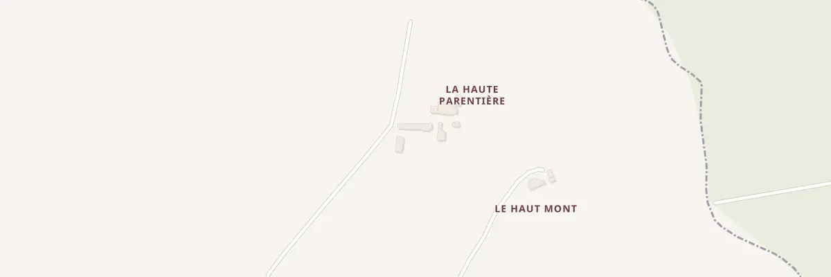 Plan du 5060 La Haute Parentière à Sainte-Colombe
