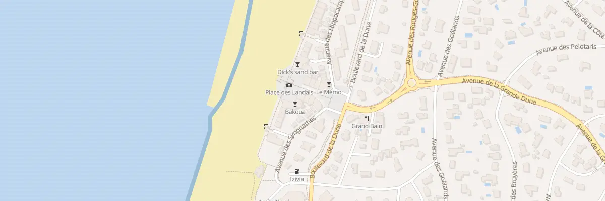 Plan du 59 Pl des Landais à Soorts-Hossegor