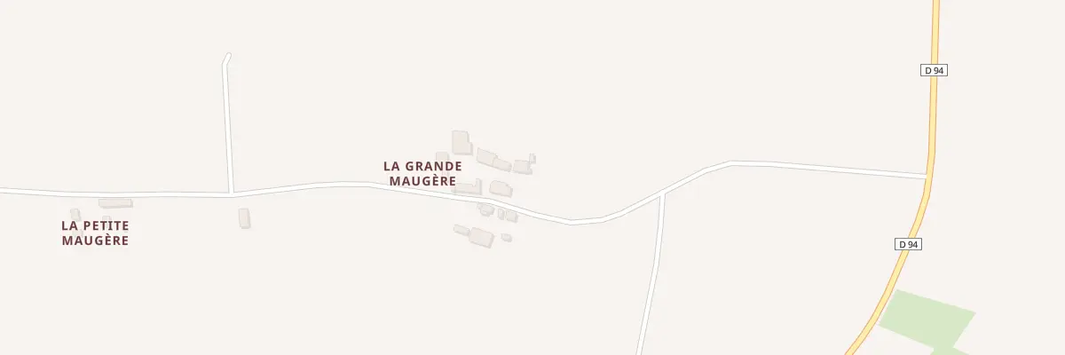 Plan du 2 La Grande Maugère au Theil-de-Bretagne