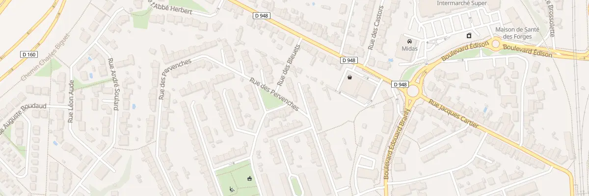 Plan du 38 Rue des Pervenches à La Roche-sur-Yon