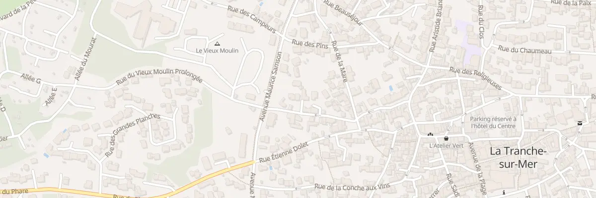 Plan du 32B Rue du vieux moulin à La Tranche-sur-Mer