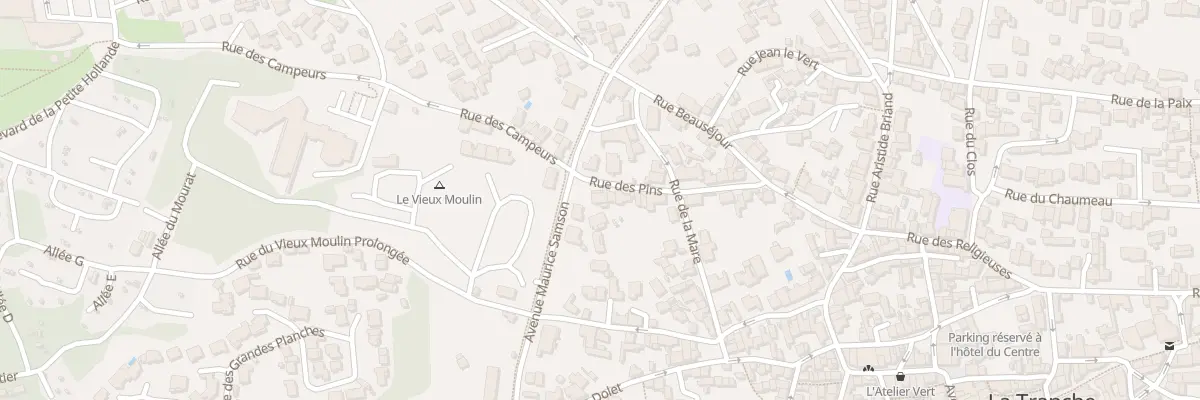 Plan du 27 Rue des pins à La Tranche-sur-Mer