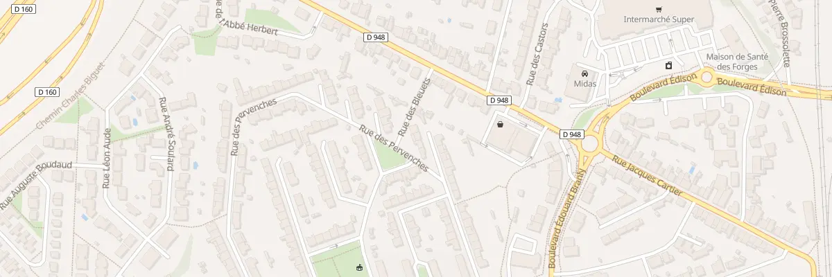 Plan du 40 Rue des Pervenches à La Roche-sur-Yon