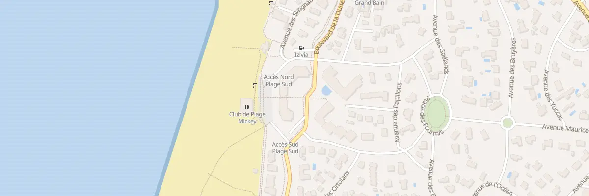 Plan du 89 Bd de la Dune à Soorts-Hossegor