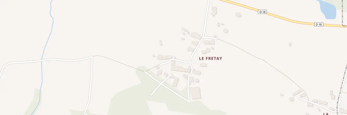Plan du 6 Le Fretay à Chauvigné