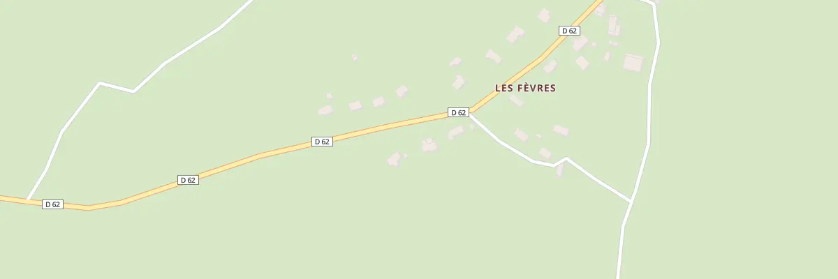 Plan du 21 Les Fèvres à Huberville