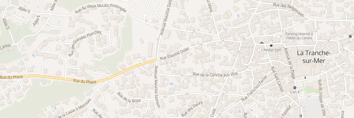 Plan du 47 Rue etienne dolet à La Tranche-sur-Mer