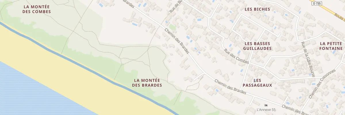 Plan du 79B Che des Brardes à La Couarde-sur-Mer