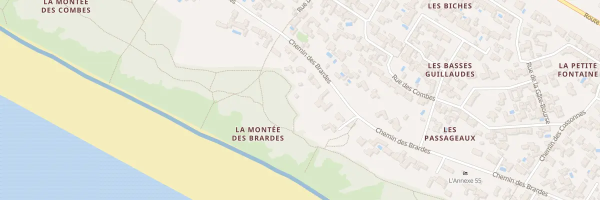 Plan du 77 Che des Brardes à La Couarde-sur-Mer