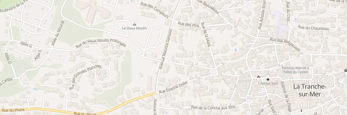 Plan du 36 Rue du vieux moulin à La Tranche-sur-Mer