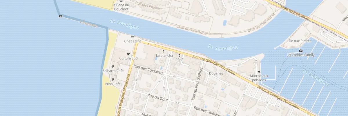 Plan du 89 Av Georges Pompidou à Capbreton