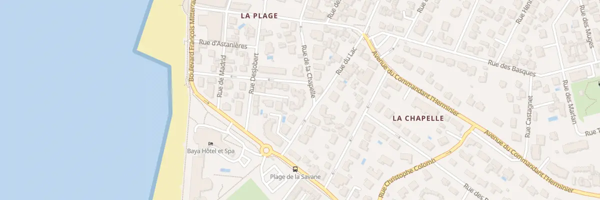 Plan du 7 Rue du Lac à Capbreton