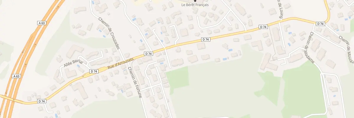 Plan du 48 Rue d’Arrousets à Bayonne