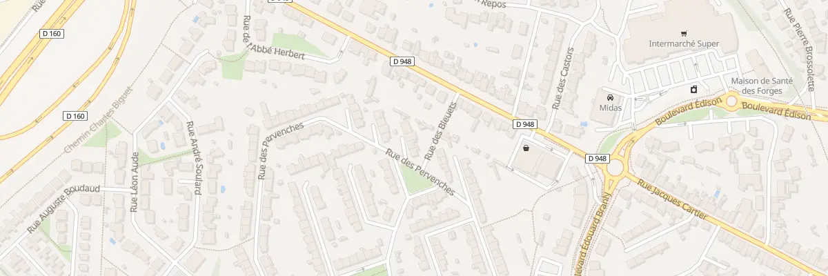 Plan du 50B Rue des Pervenches à La Roche-sur-Yon
