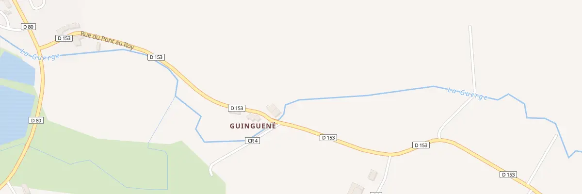Plan du 1 Le Moulin de Guinguene à Sacey