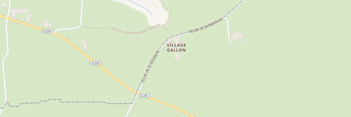 Plan du 6025 Village Gallon La Besliere à Folligny