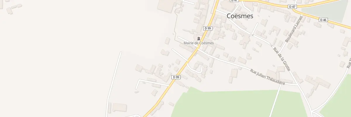 Plan du 22 Rue de la Haute Rue à Coësmes
