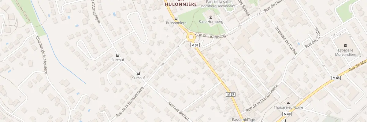Plan du 1 Rue de la Bussonnière à Thouaré-sur-Loire