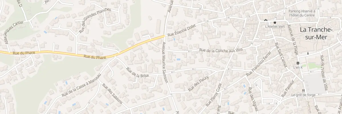 Plan du 88 Av Maurice Samson à La Tranche-sur-Mer