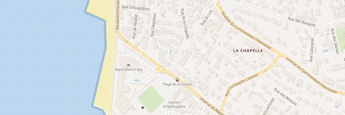 Plan du 3 Rue du Lac à Capbreton