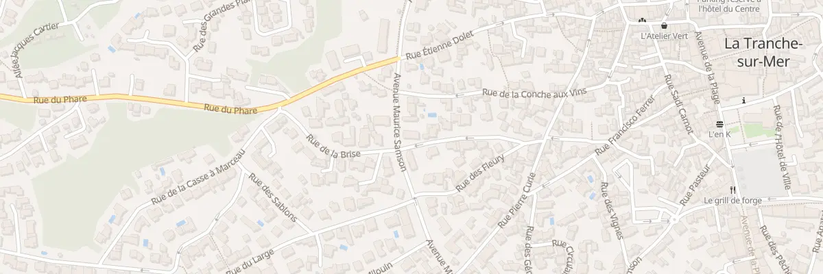 Plan du 84 Av Maurice Samson à La Tranche-sur-Mer