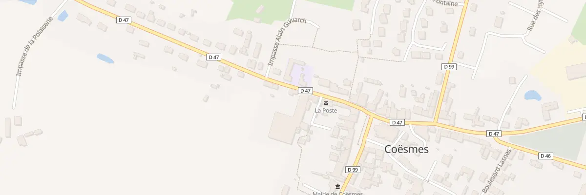 Plan du 11 Rue des Cerisiers à Coësmes