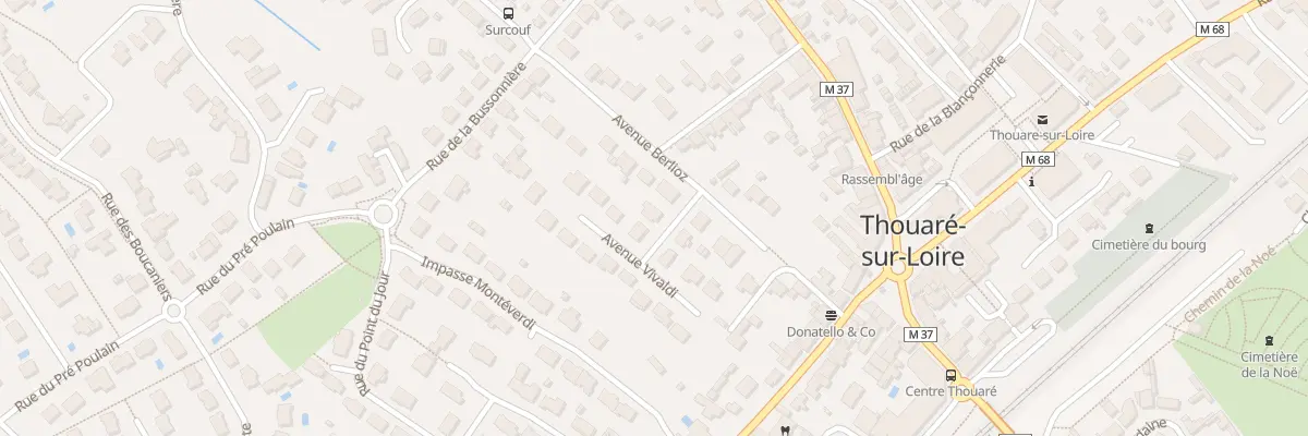 Plan du 15 Av Mozart à Thouaré-sur-Loire