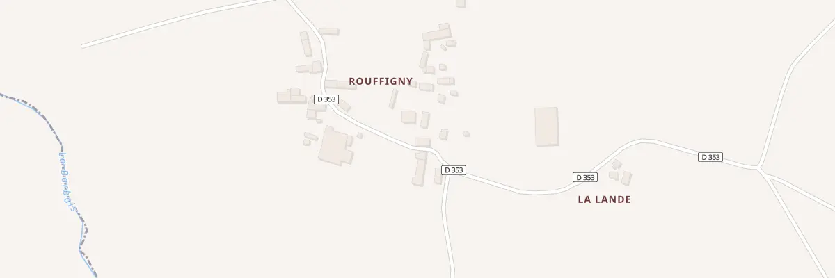 Plan du 3 Rouffigny à Sacey