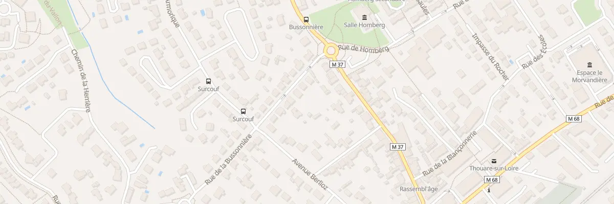 Plan du 5 Rue de la Bussonnière à Thouaré-sur-Loire
