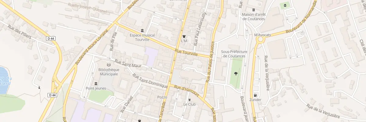 Plan du 8 Rue Tournees Saint Nicolas à Coutances