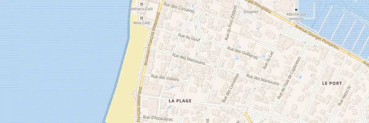Plan du 17 Rue des Marsouins à Capbreton