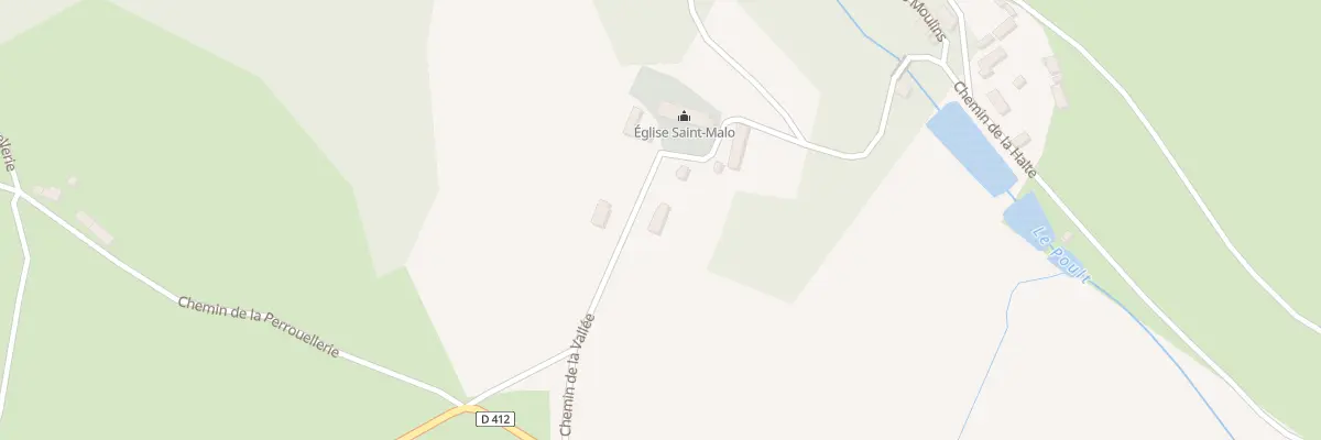 Plan du 2 L’Eglise à Carneville