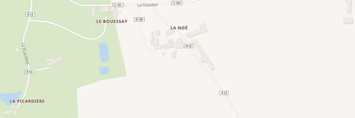 Plan du 5184 La Noe Piel à Thourie