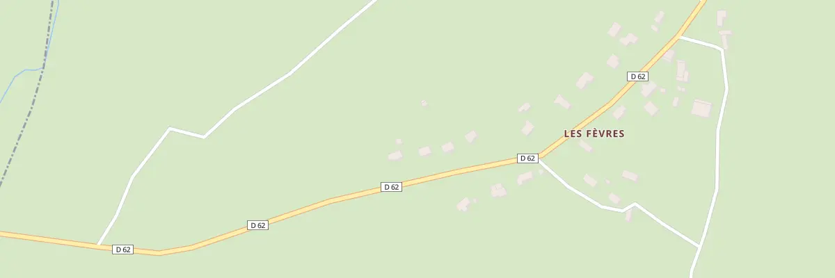 Plan du 18 Les Fèvres à Huberville
