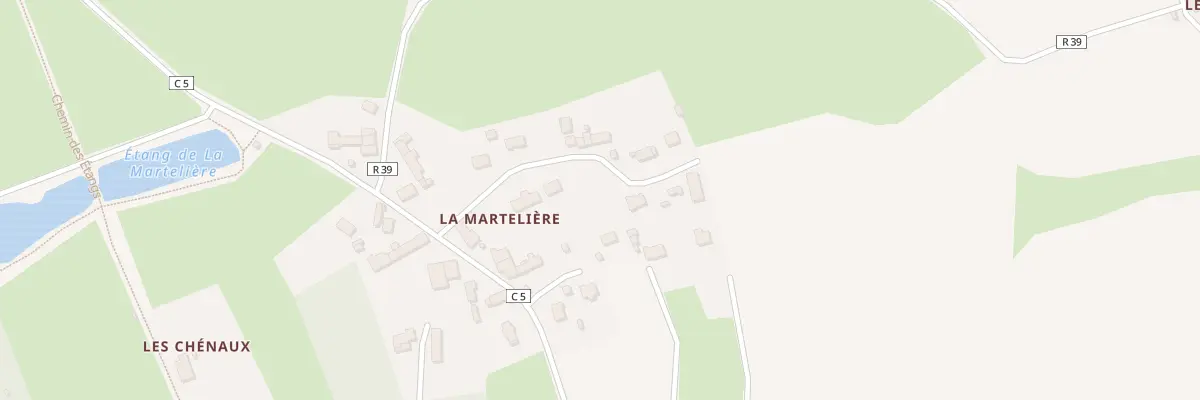 Plan du 210 La Marteliere aux Touches