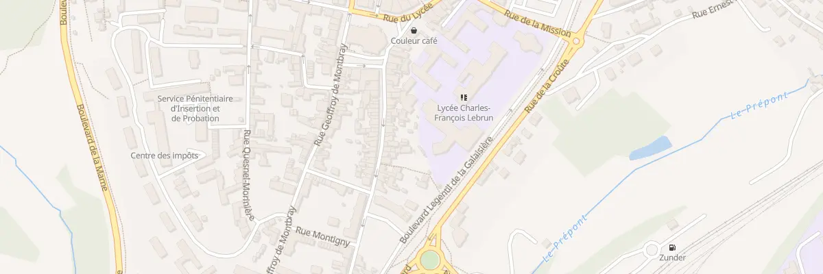 Plan du 51B Rue Saint-pierre à Coutances