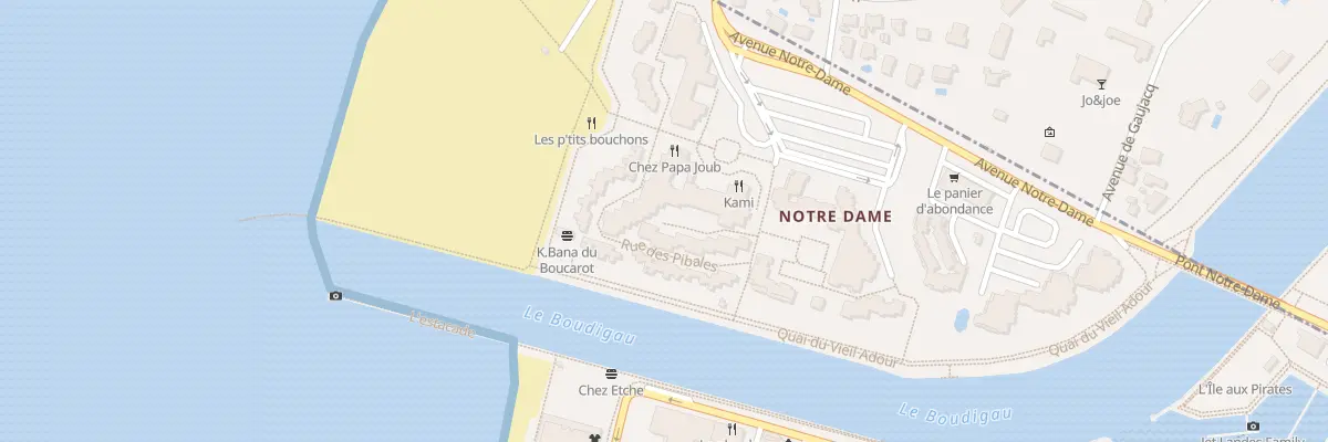 Plan du 1789A Notre Dame à Capbreton