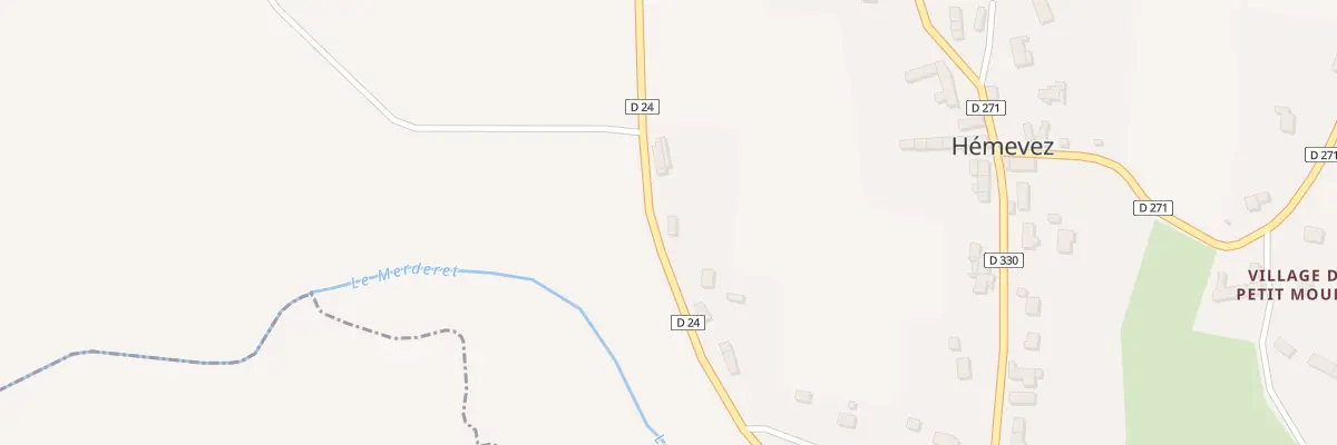 Plan du 7 La Route à Hémevez
