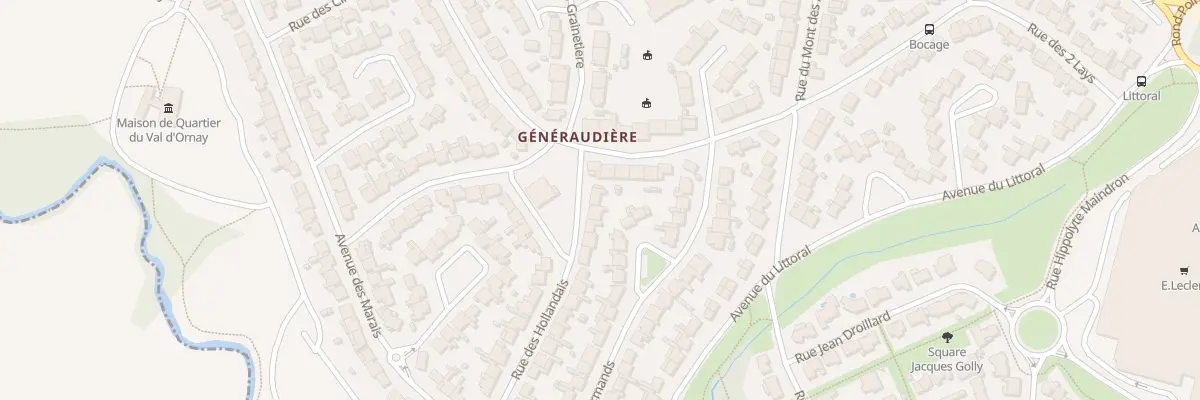 Plan du 5 Pl du Bas Poitou à La Roche-sur-Yon