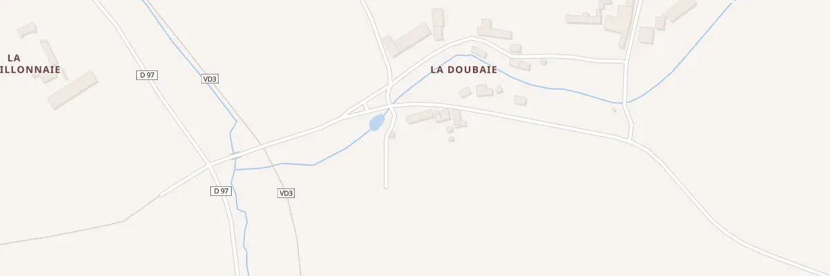Plan du 2 La Doubaie à Val-Couesnon