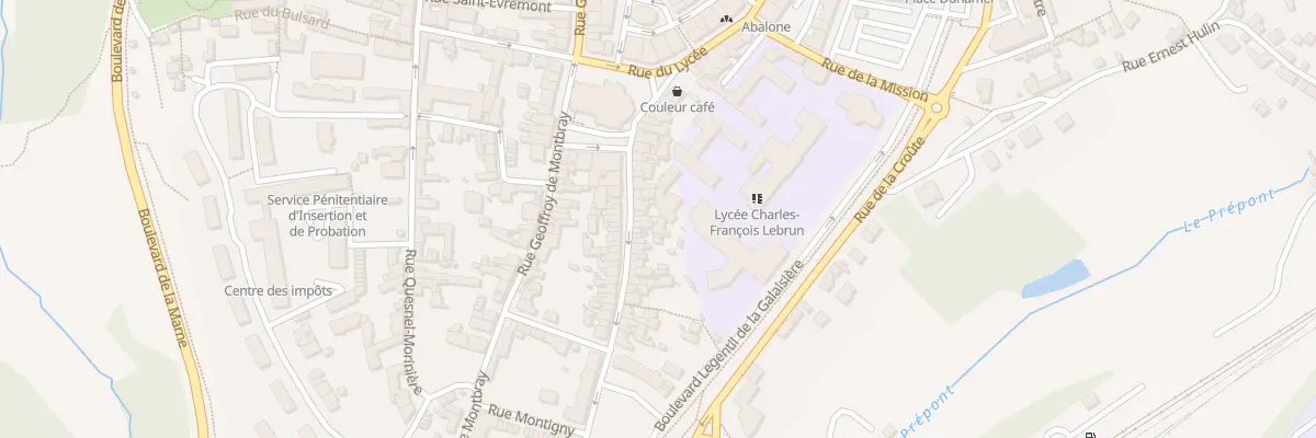 Plan du 33 Rue Saint-pierre à Coutances