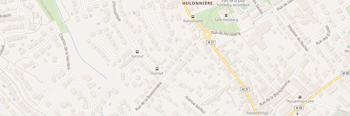 Plan du 12 Rue de la Bussonnière à Thouaré-sur-Loire