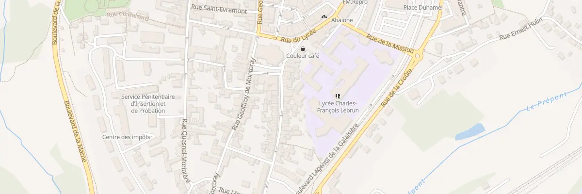 Plan du 31 Rue Saint-pierre à Coutances