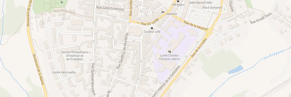 Plan du 27 Rue Saint-pierre à Coutances
