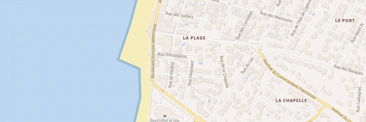 Plan du 1B Rue d’Astagnieres à Capbreton