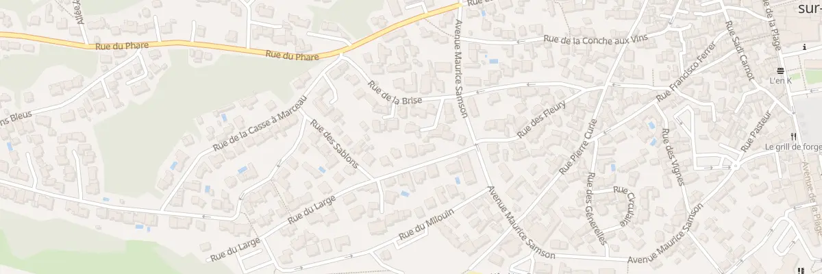 Plan du 7 Rue du large à La Tranche-sur-Mer
