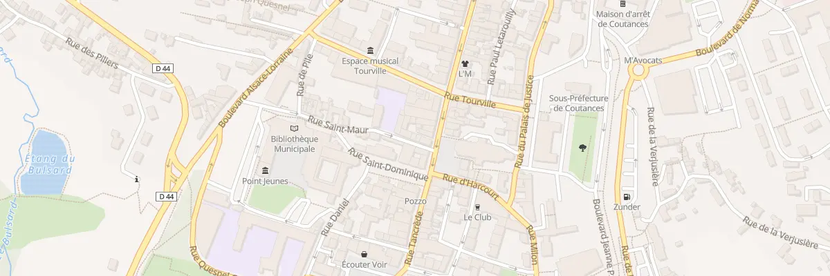 Plan du 2B Rue Saint-maur à Coutances