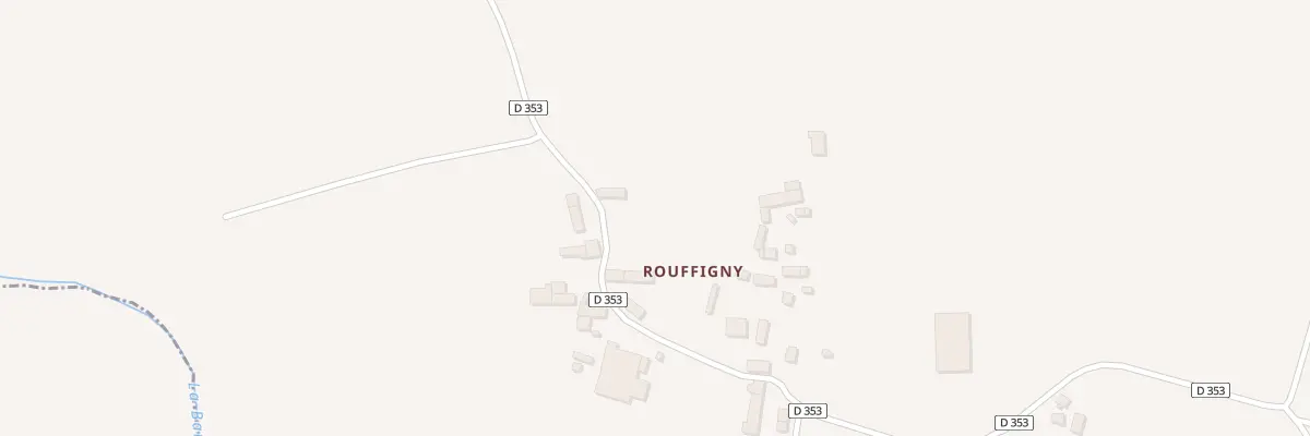 Plan du 1 Rouffigny à Sacey